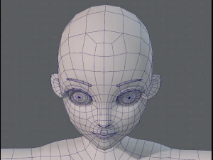 base mesh woman 06 3D Model