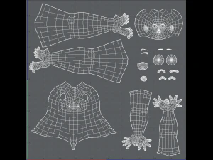 base mesh woman 06 3D Model