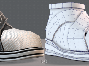shoes cartoonv14 Modelo 3D