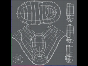 shoes cartoonv15 3D Model