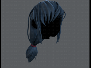 3d hair style for girl v30 3D मॉडल
