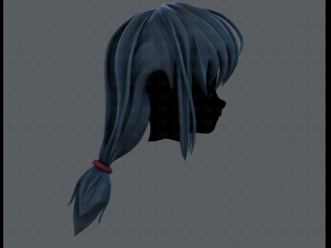 3d hair style for girl v30 3D मॉडल