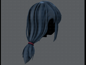 3d hair style for girl v30 3D मॉडल