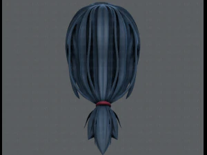 3d hair style for girl v30 3D Model