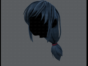 3d hair style for girl v30 3D मॉडल