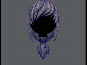 3d hair style for girl v30 3D मॉडल