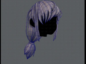 3d hair style for girl v30 3D Model