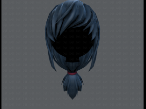3d hair style for girl v30 3D मॉडल