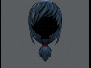 3d hair style for girl v30 3D Model