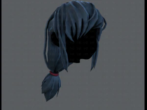 3d hair style for girl v30 3D Model