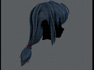 3d hair style for girl v30 3D Model