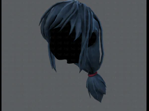 3d hair style for girl v30 3D Model