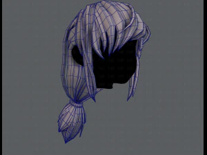 3d hair style for girl v30 3D Model