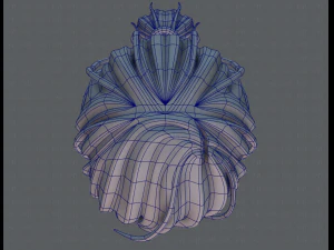 3d hair style for girl v30 3D Model