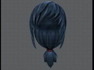 3d hair style for girl v30 3D मॉडल