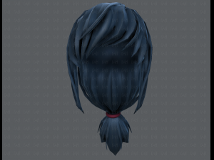 3d hair style for girl v30 3D मॉडल