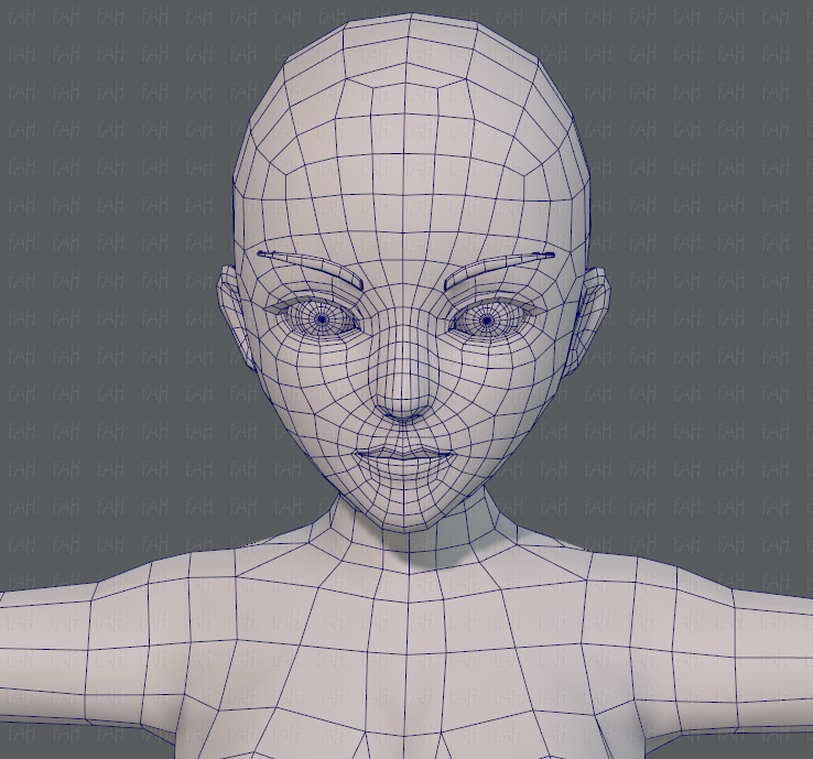 Woman Base Mesh.