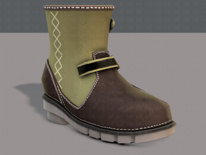 shoes cartoonv16 3D Model