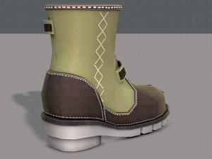 shoes cartoonv16 3D Model