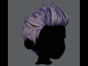 3d hair style for boy v28 3D Model