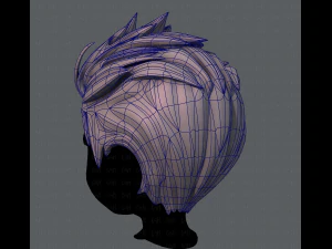 3d hair style for boy v28 3D Model