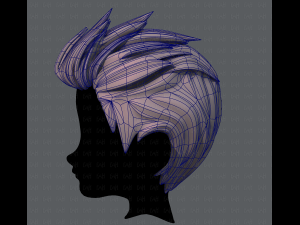 3d hair style for boy v28 3D Модель