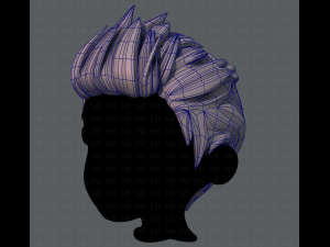 3d hair style for boy v28 3D Модель