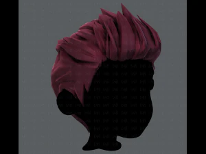 3d hair style for boy v28 3D Model
