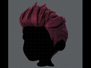 3d hair style for boy v28 3D Model