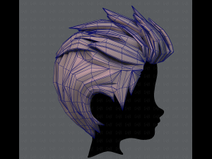 3d hair style for boy v28 3D Модель