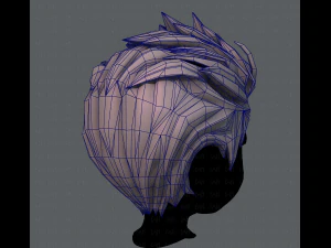 3d hair style for boy v28 3D Model