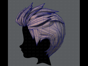 3d hair style for boy v28 3D Модель