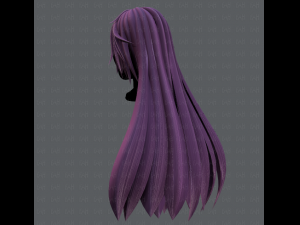 3d hair style for woman typeb v02 3D 模型