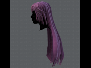 3d hair style for woman typeb v02 3D 模型