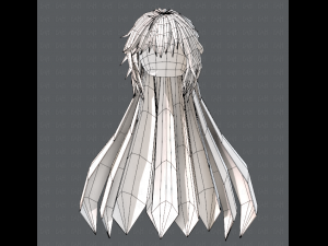 3d hair style for woman typeb v02 3D 模型