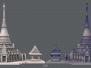 pagoda v01 3D Model