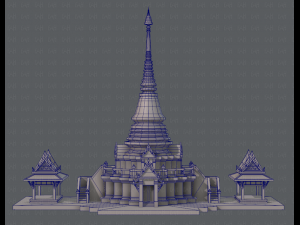 pagoda v01 3D Model