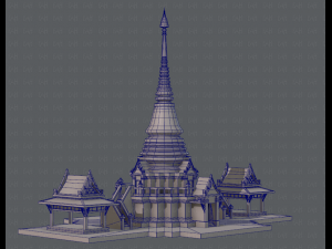 pagoda v01 3D Model