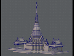 pagoda v01 3D Model