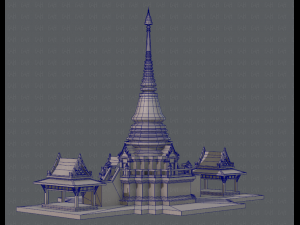 pagoda v01 3D Model