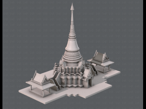 pagoda v01 3D Model
