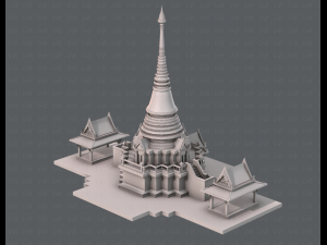 pagoda v01 3D Model