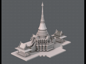 pagoda v01 3D Model