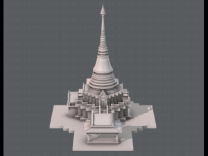 pagoda v01 3D Model