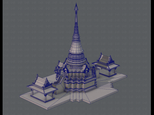 pagoda v01 3D Model