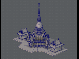 pagoda v01 3D Model