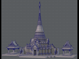 pagoda v01 3D Model