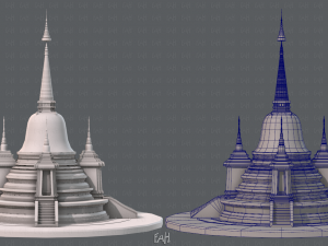 pagoda v02 3D मॉडल
