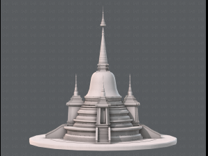 pagoda v02 3D मॉडल
