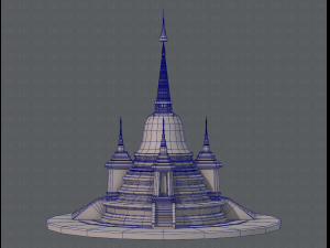 pagoda v02 3D मॉडल